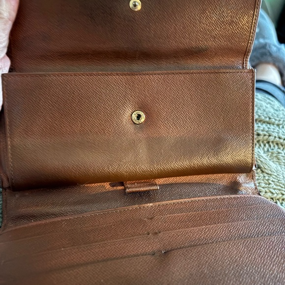 Authentic Louis Vuitton Vintage Monogram Sarah (Porte Tresor) Long Wallet TH0948 - Picture 10 of 12